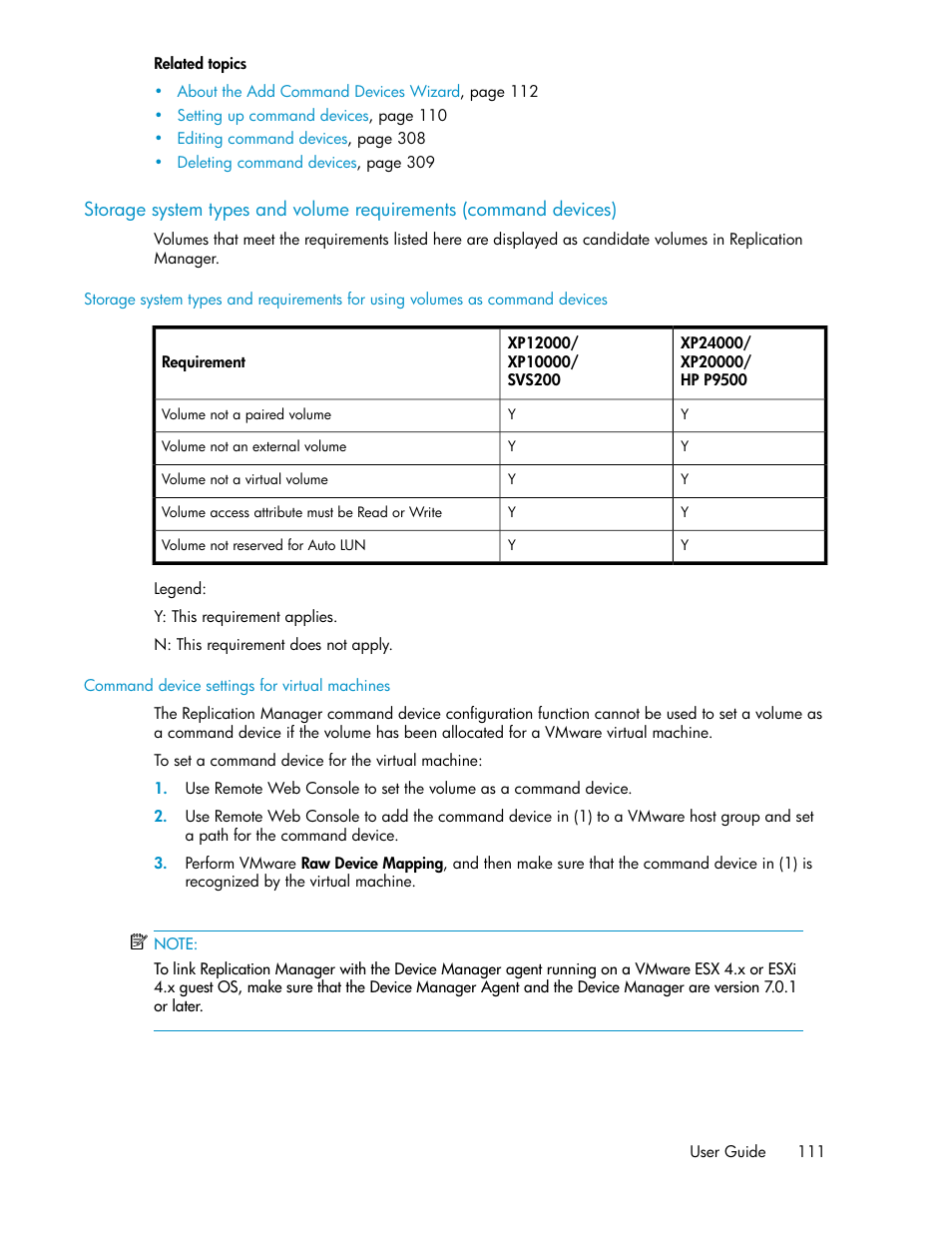 HP XP Array Manager Software User Manual | Page 111 / 472