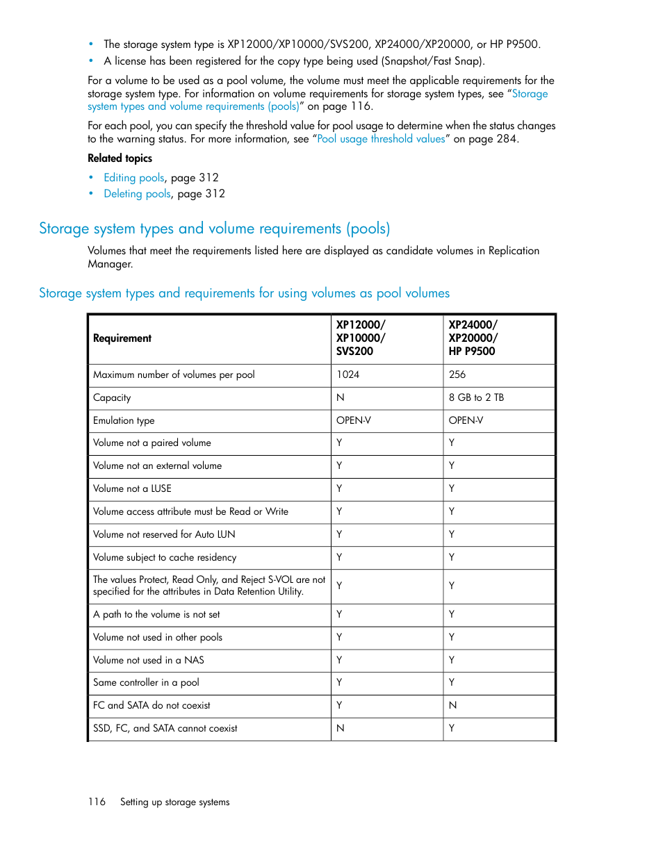 HP XP Array Manager Software User Manual | Page 116 / 472