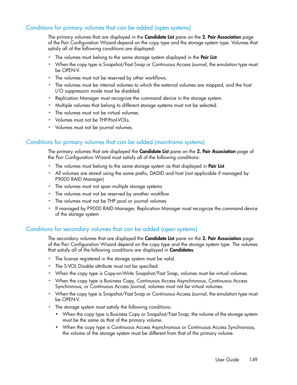 HP XP Array Manager Software User Manual | Page 149 / 472