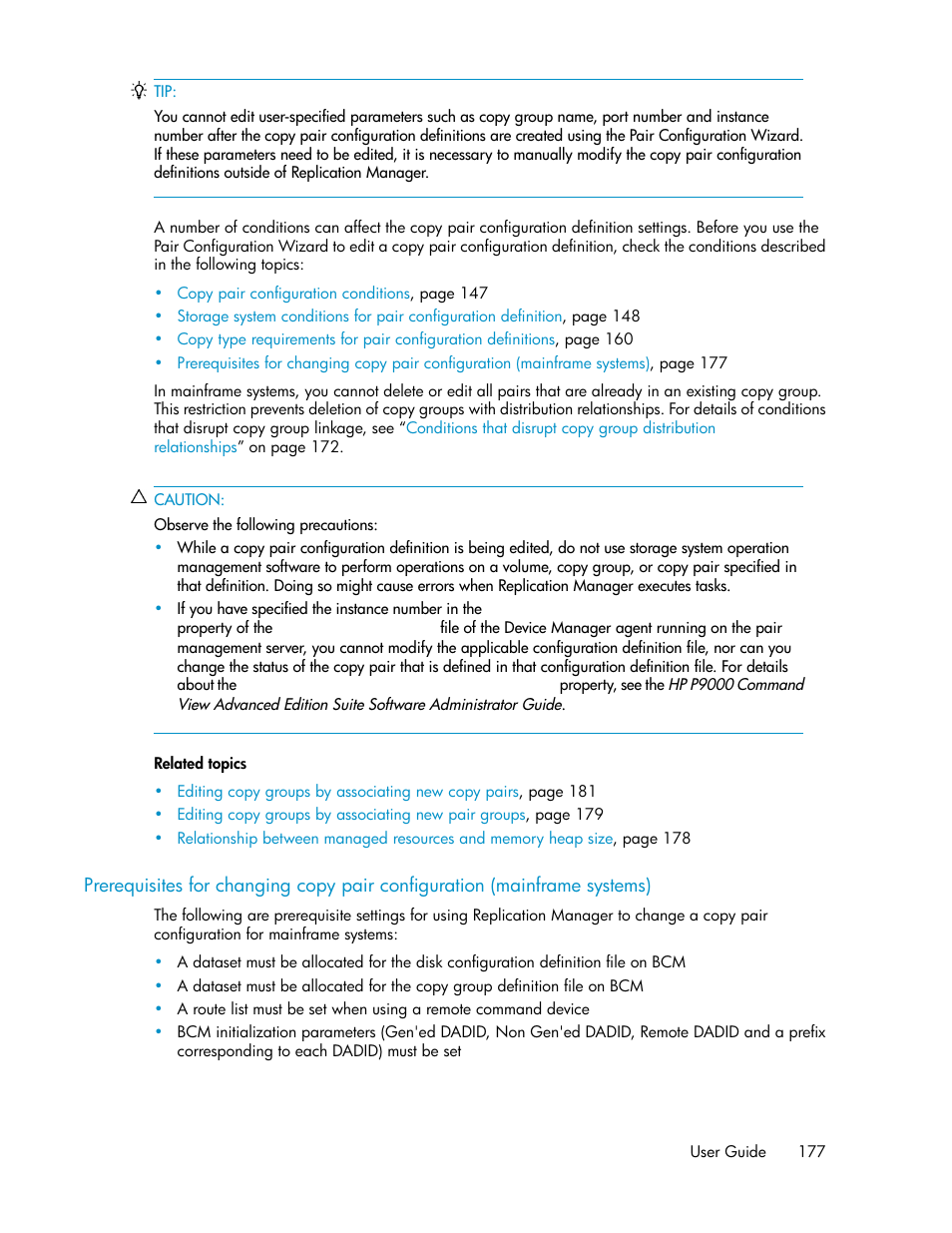 HP XP Array Manager Software User Manual | Page 177 / 472