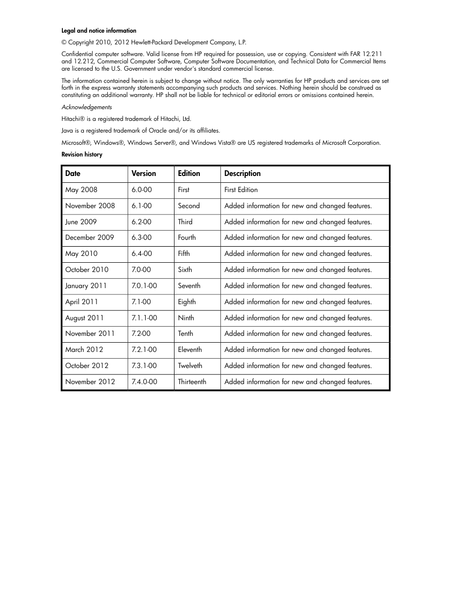 HP XP Array Manager Software User Manual | Page 2 / 472