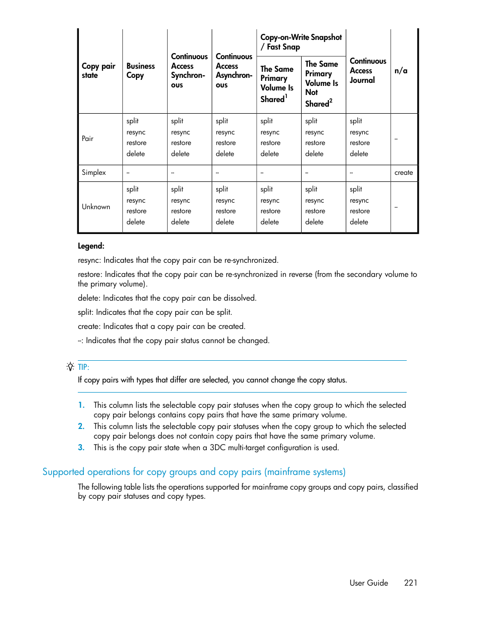 HP XP Array Manager Software User Manual | Page 221 / 472