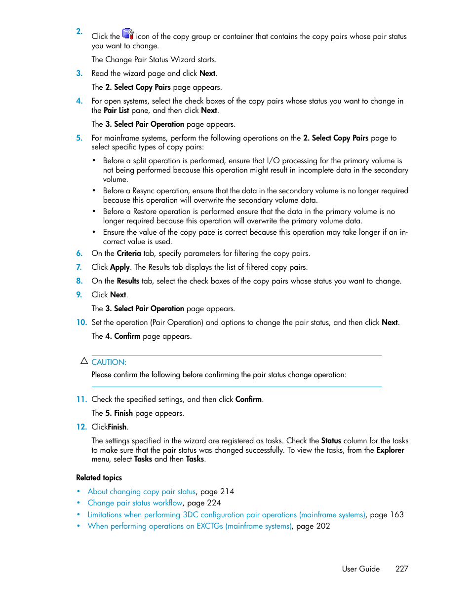 HP XP Array Manager Software User Manual | Page 227 / 472