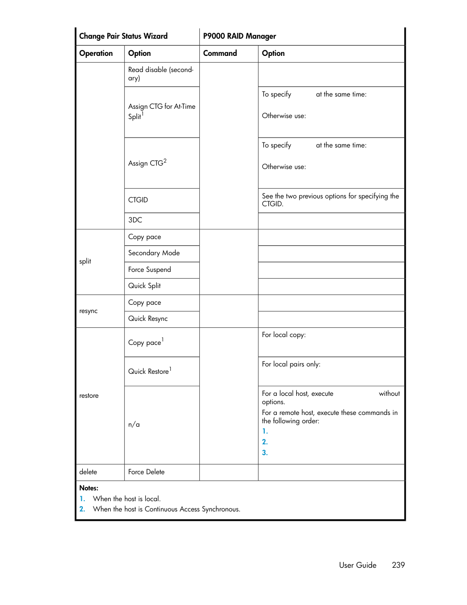 HP XP Array Manager Software User Manual | Page 239 / 472