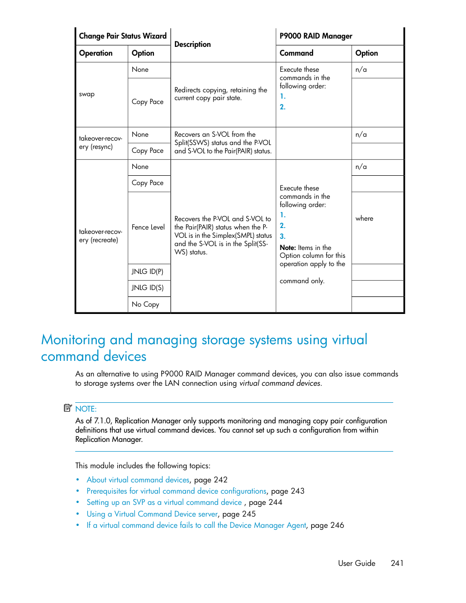 HP XP Array Manager Software User Manual | Page 241 / 472