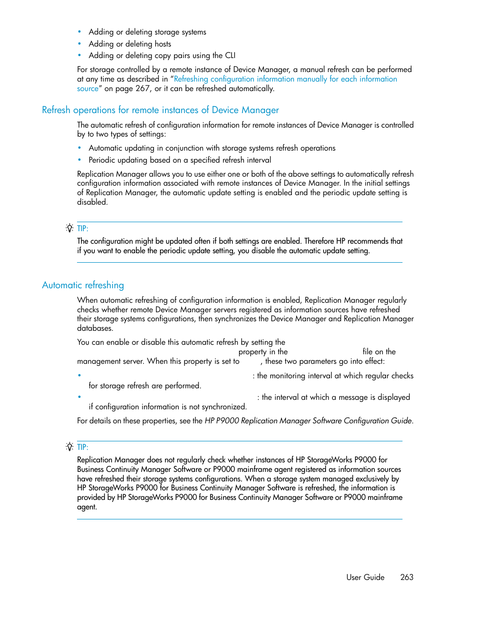 HP XP Array Manager Software User Manual | Page 263 / 472