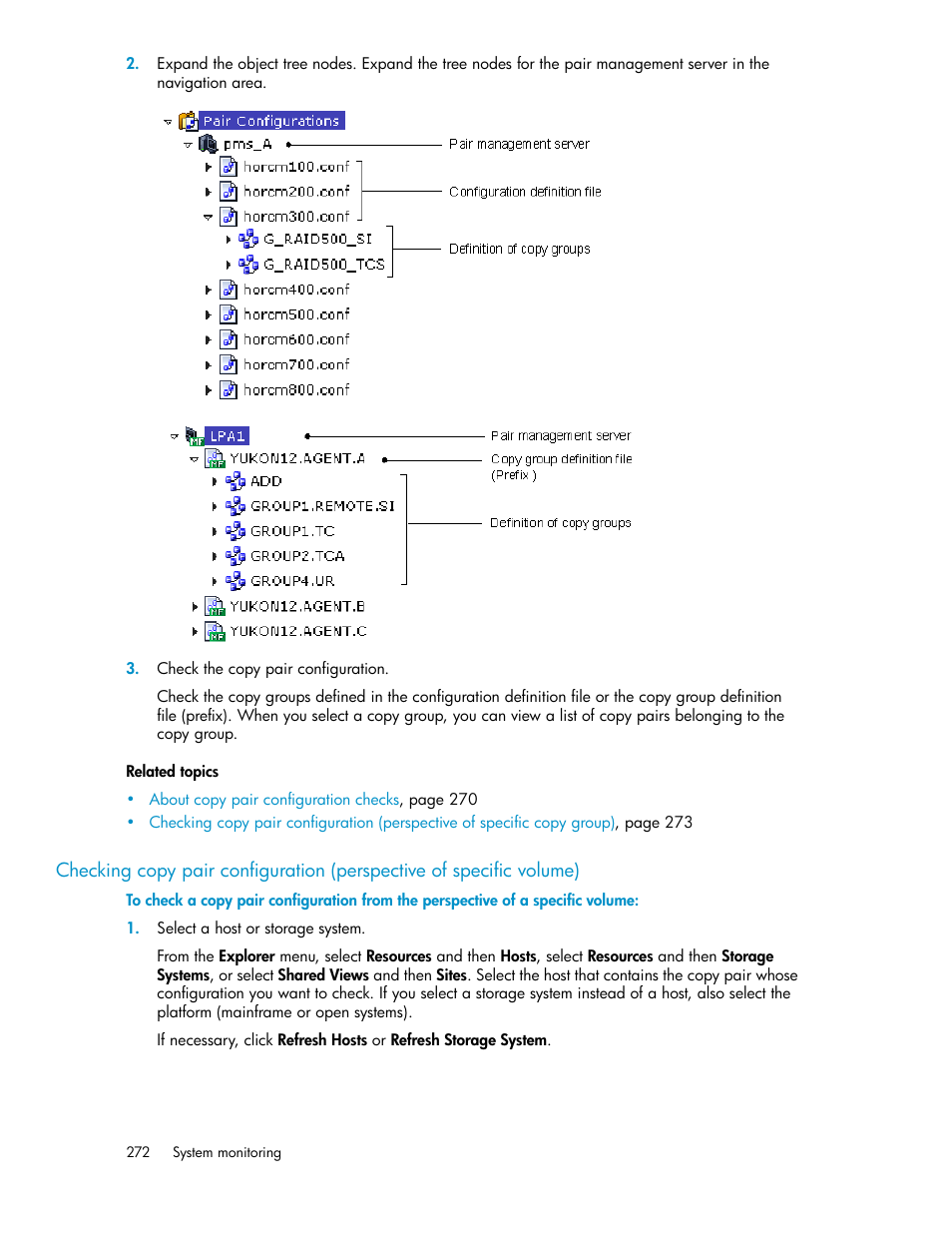 HP XP Array Manager Software User Manual | Page 272 / 472