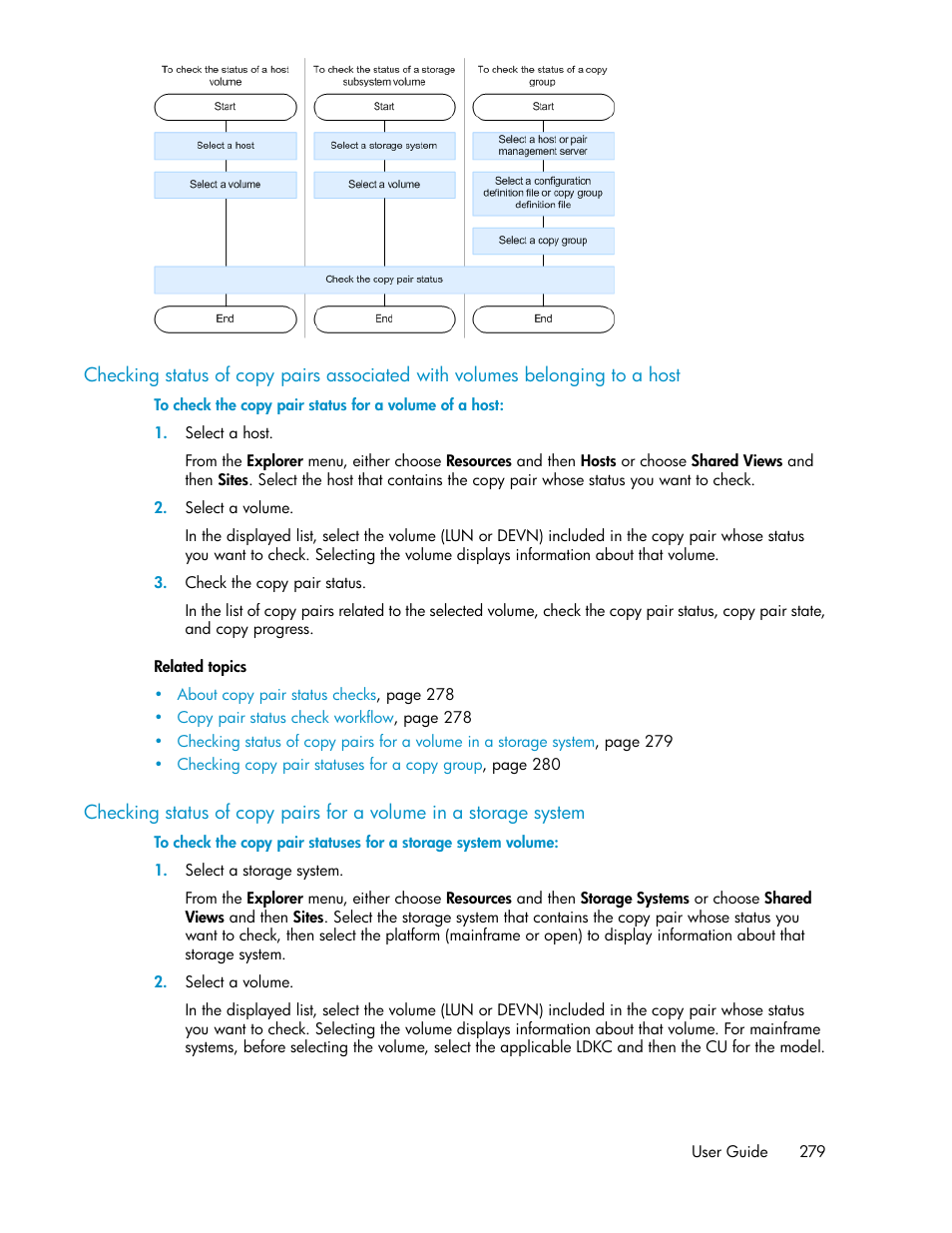 HP XP Array Manager Software User Manual | Page 279 / 472