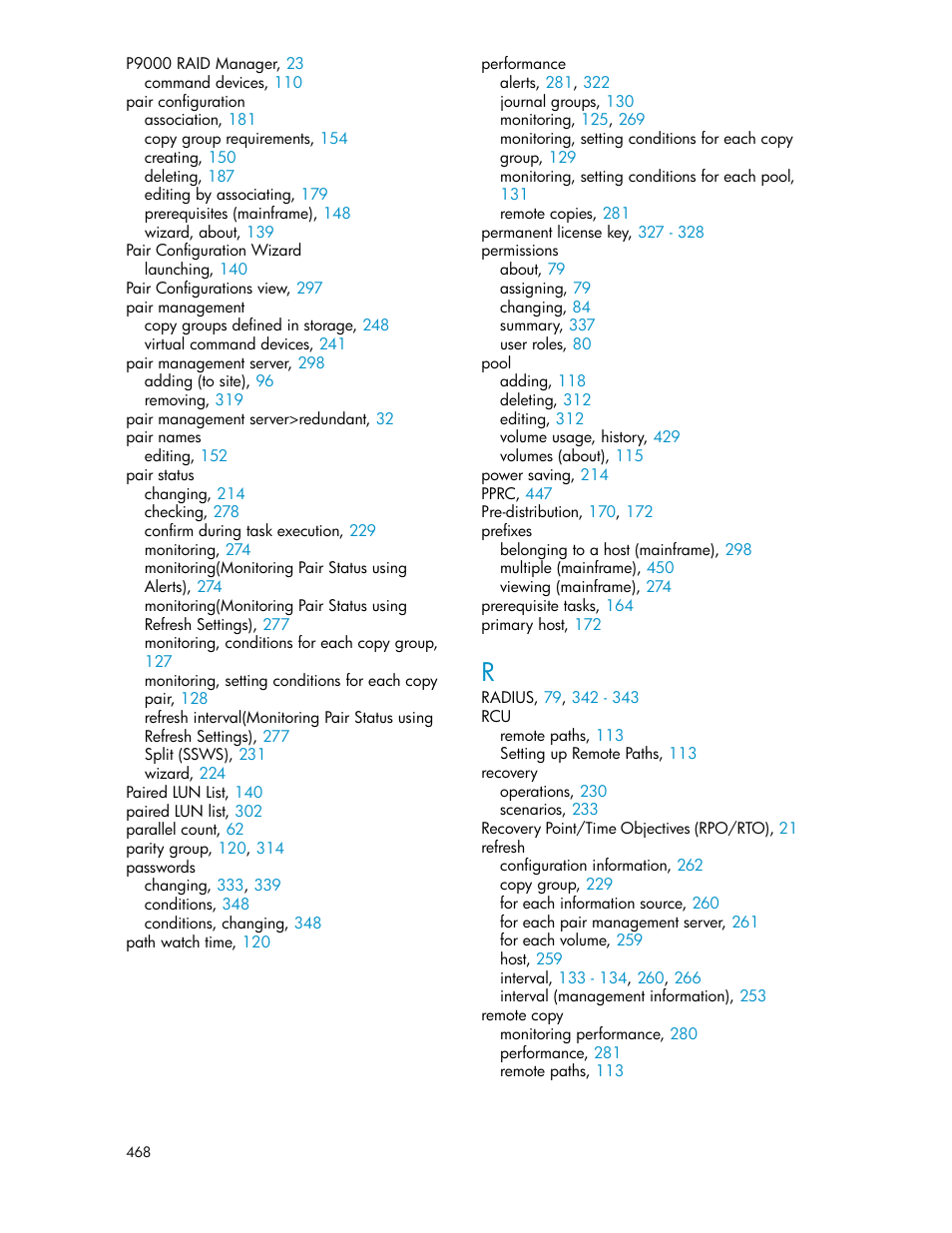 HP XP Array Manager Software User Manual | Page 468 / 472