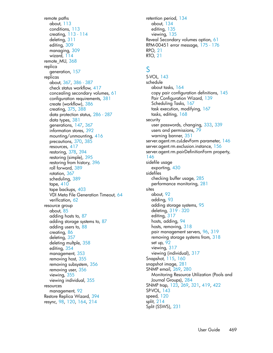 HP XP Array Manager Software User Manual | Page 469 / 472