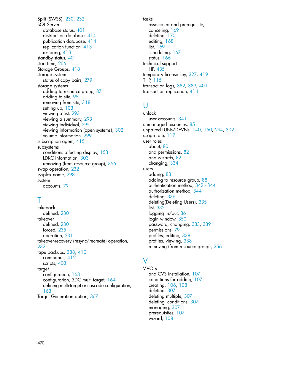 HP XP Array Manager Software User Manual | Page 470 / 472