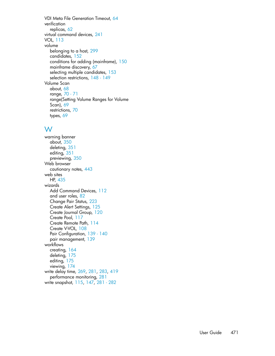 HP XP Array Manager Software User Manual | Page 471 / 472