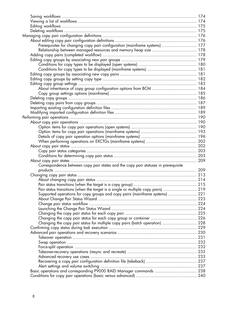 HP XP Array Manager Software User Manual | Page 8 / 472