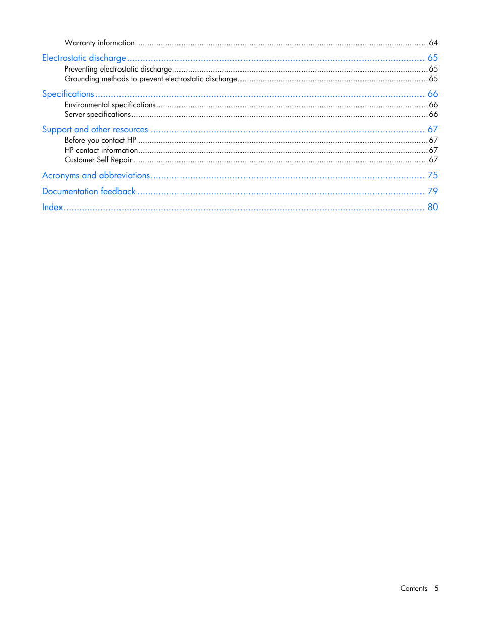 HP ProLiant SL390s G7 Server User Manual | Page 5 / 82