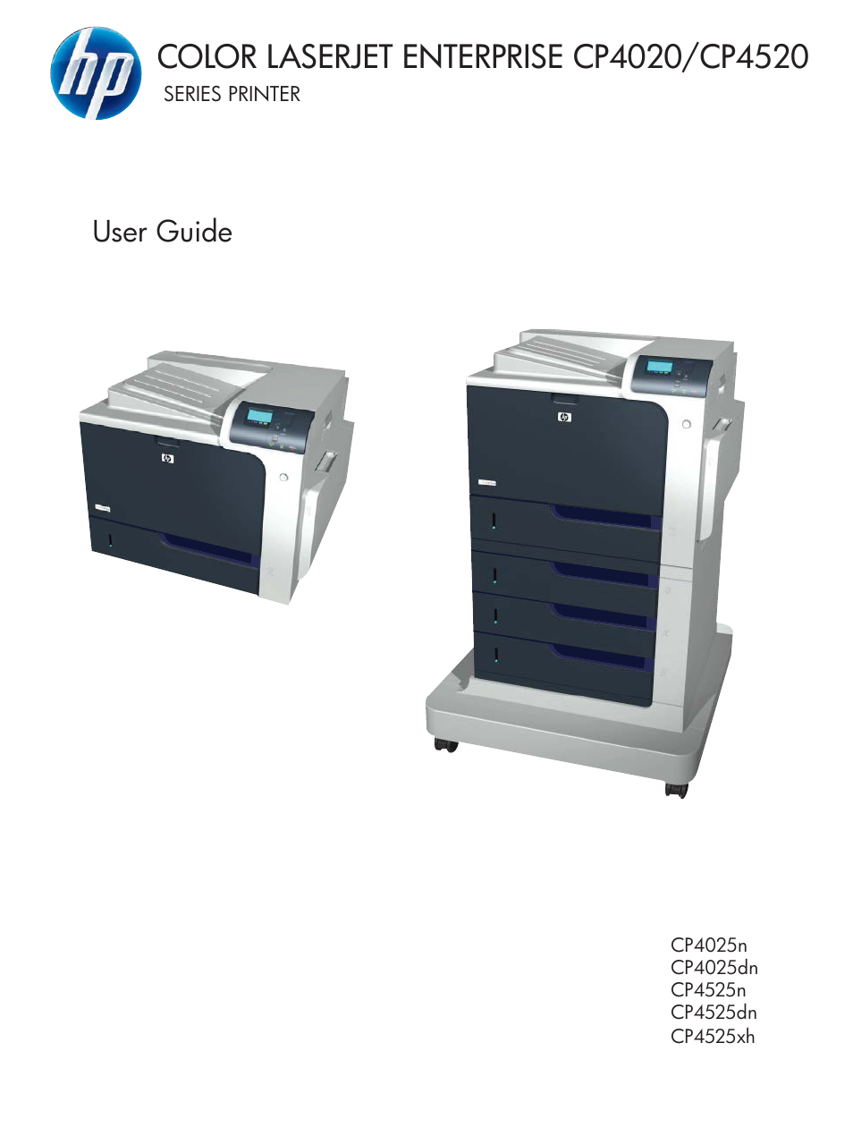 HP Color LaserJet Enterprise CP4525 Printer series User Manual | 282 pages
