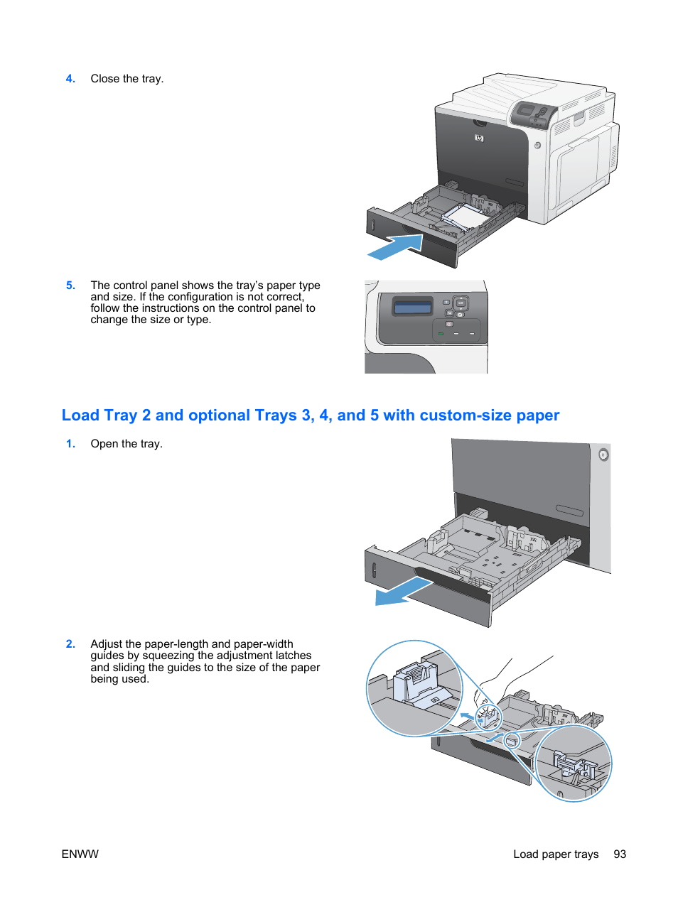HP Color LaserJet Enterprise CP4525 Printer series User Manual | Page 107 / 282