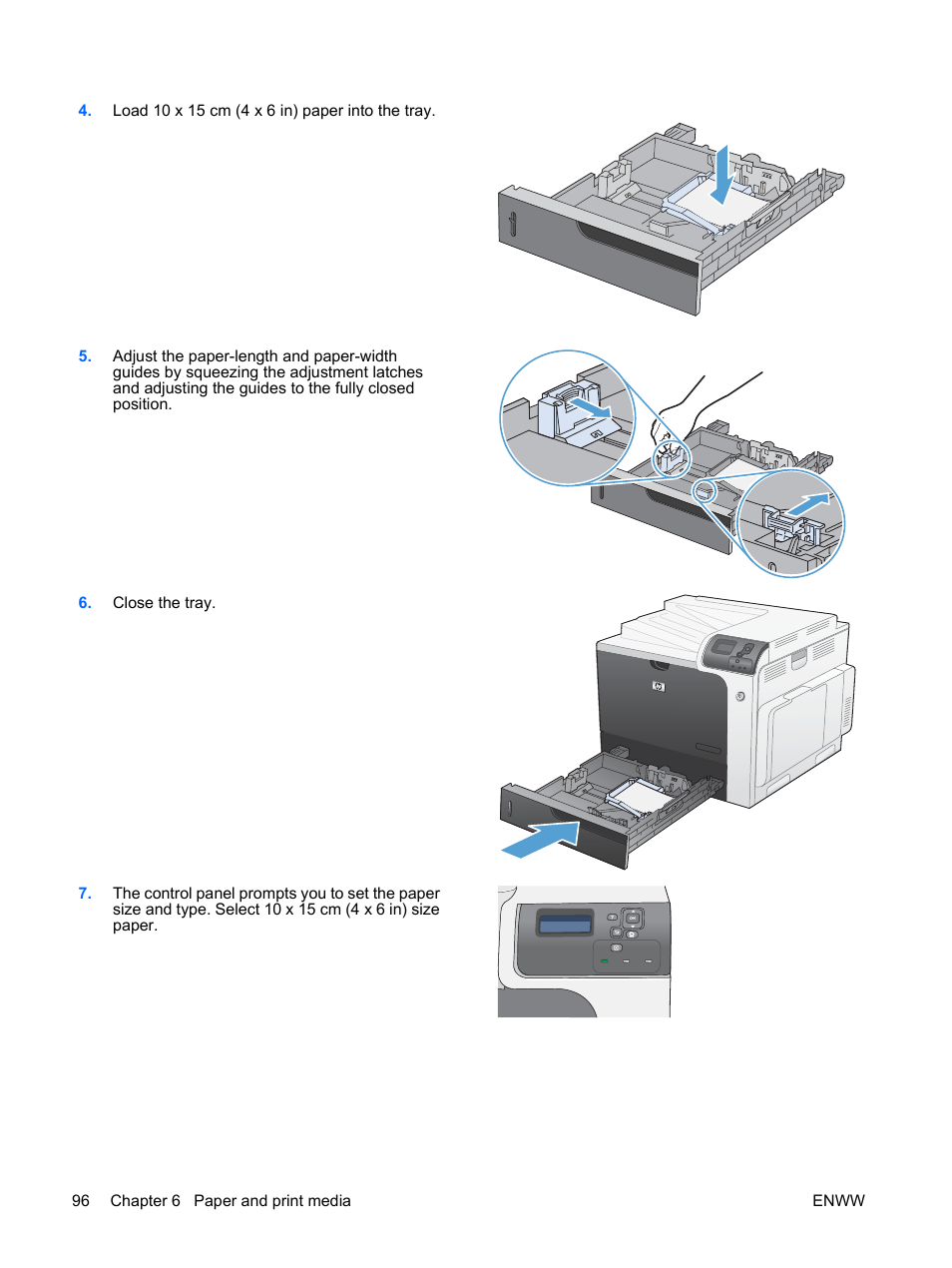 HP Color LaserJet Enterprise CP4525 Printer series User Manual | Page 110 / 282