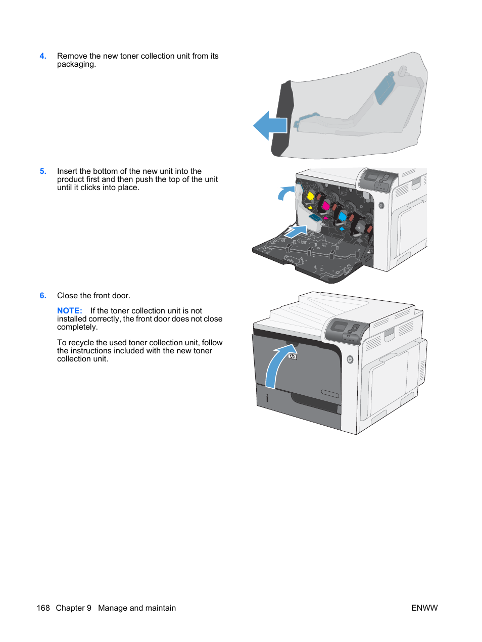 HP Color LaserJet Enterprise CP4525 Printer series User Manual | Page 182 / 282