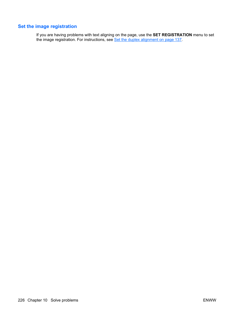 Set the image registration | HP Color LaserJet Enterprise CP4525 Printer series User Manual | Page 240 / 282