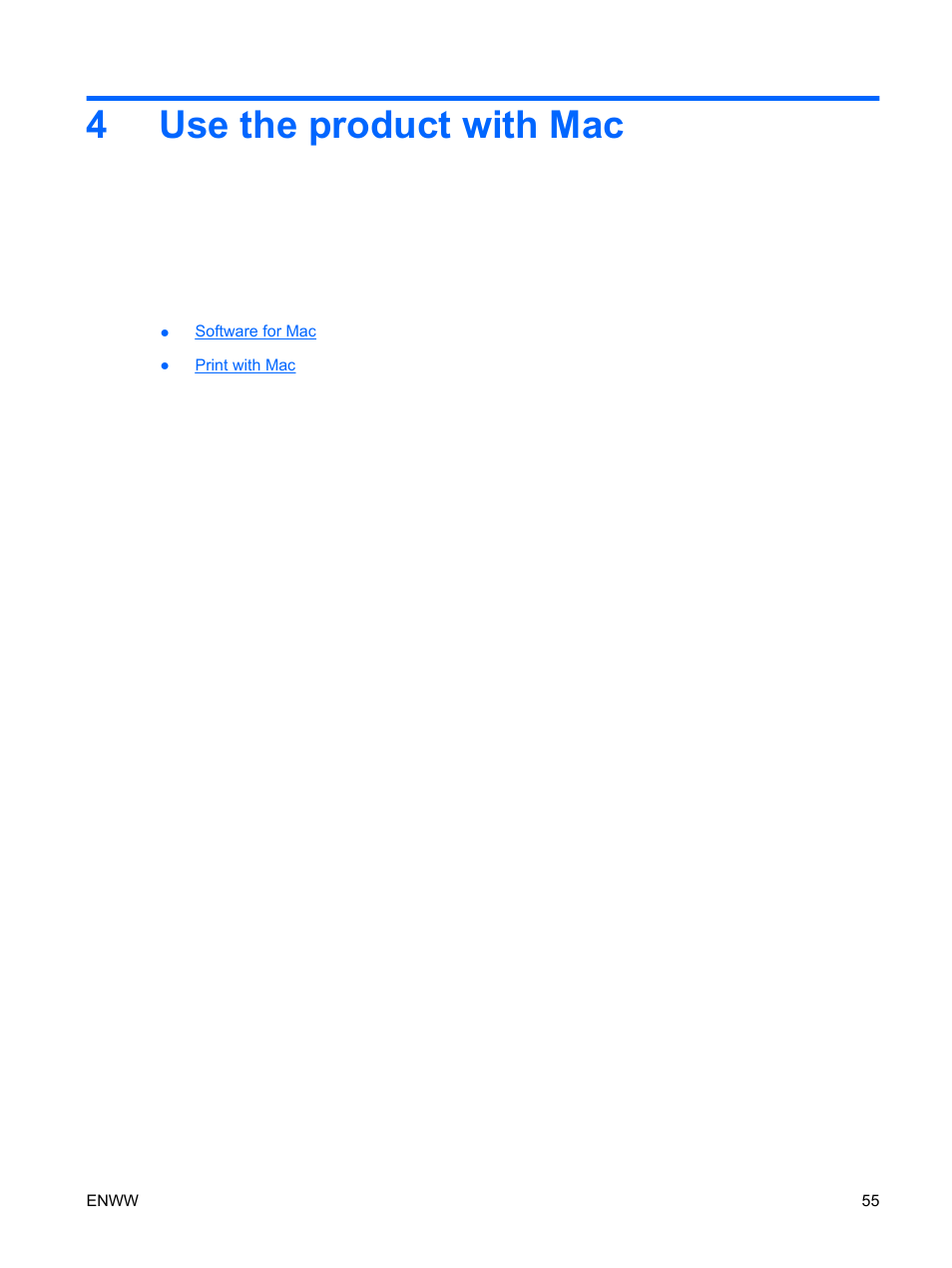 Use the product with mac, 4 use the product with mac, 4use the product with mac | HP Color LaserJet Enterprise CP4525 Printer series User Manual | Page 69 / 282