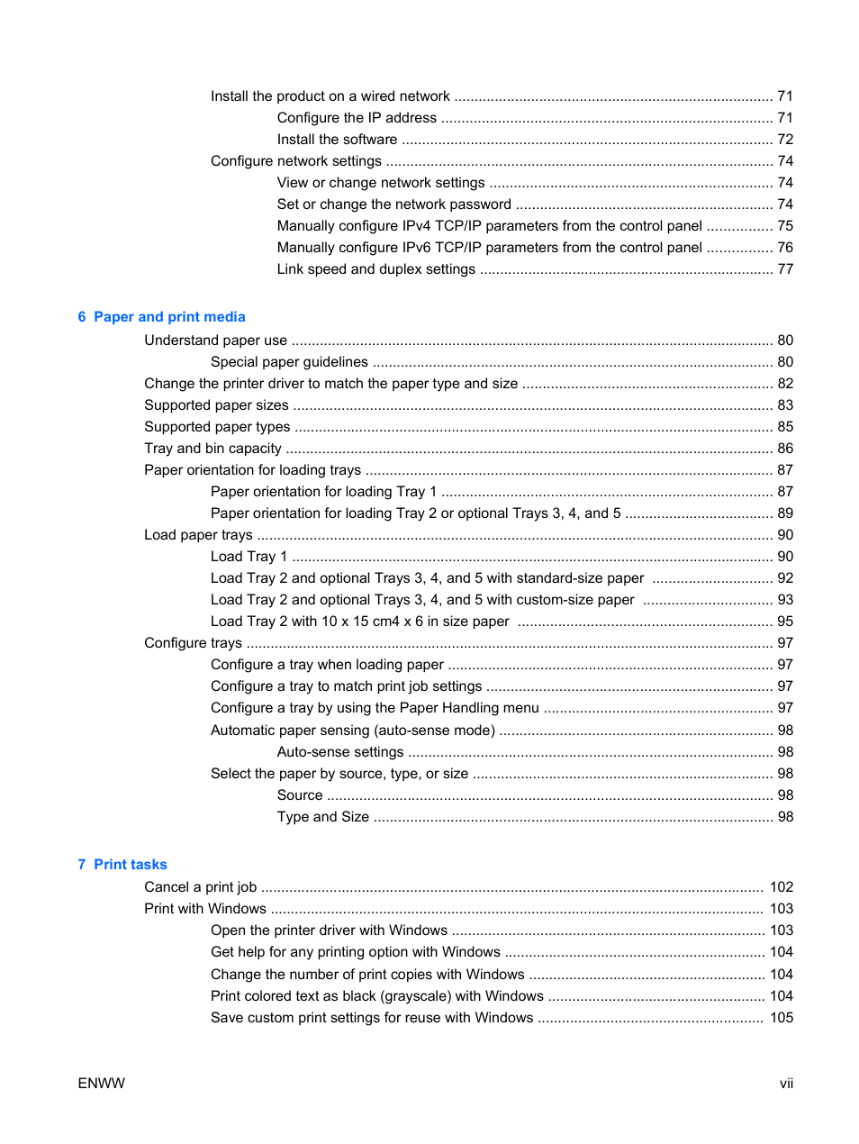 HP Color LaserJet Enterprise CP4525 Printer series User Manual | Page 9 / 282