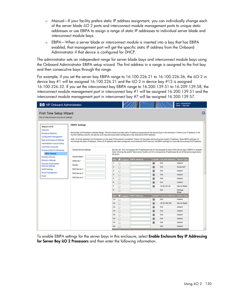 HP Integrated Lights-Out User Manual | Page 130 / 236