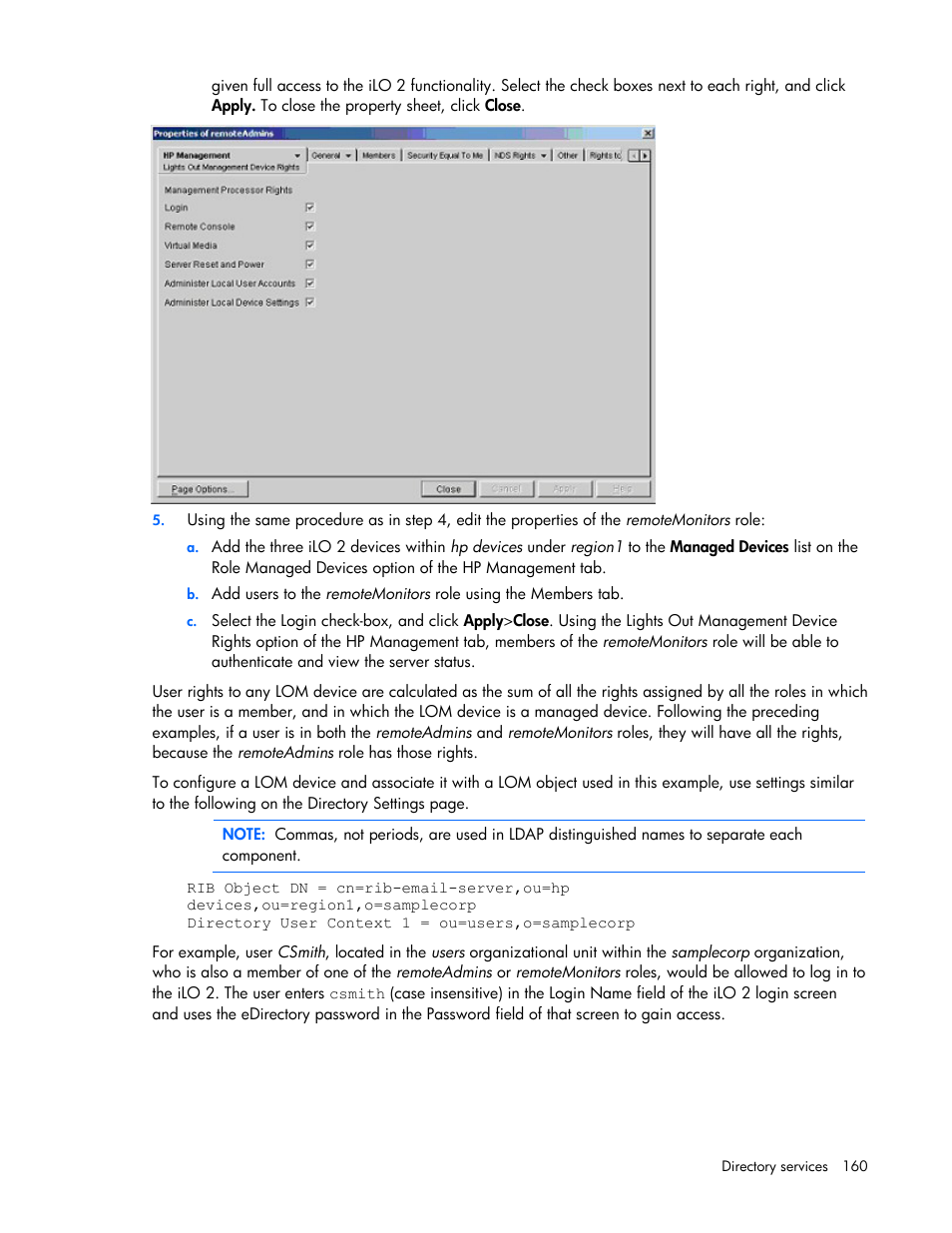 HP Integrated Lights-Out User Manual | Page 160 / 236