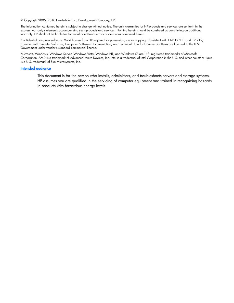 Notice | HP Integrated Lights-Out User Manual | Page 2 / 236