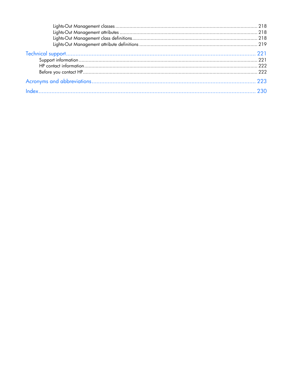 HP Integrated Lights-Out User Manual | Page 8 / 236