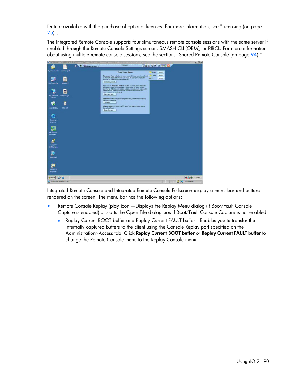 HP Integrated Lights-Out User Manual | Page 90 / 236