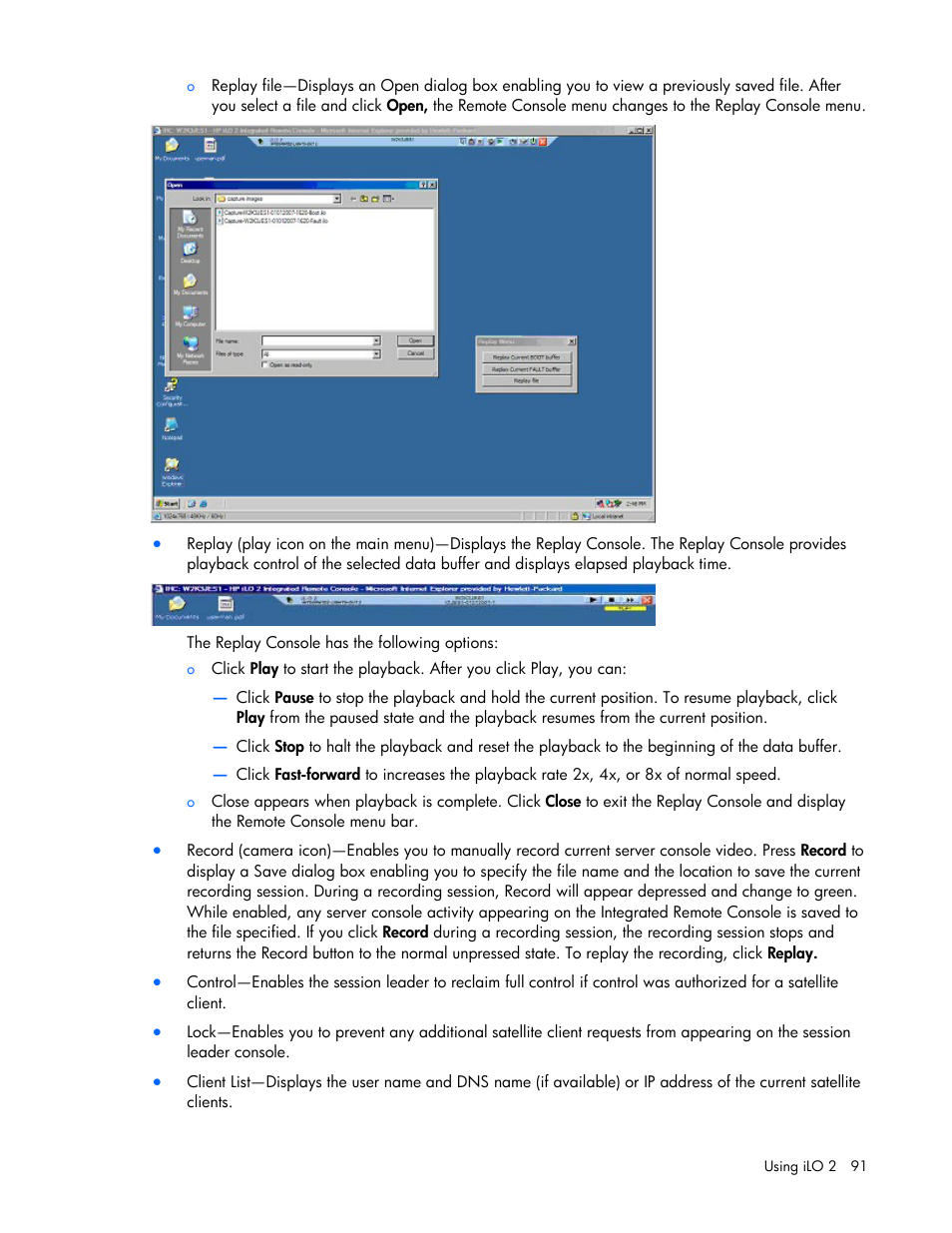 HP Integrated Lights-Out User Manual | Page 91 / 236