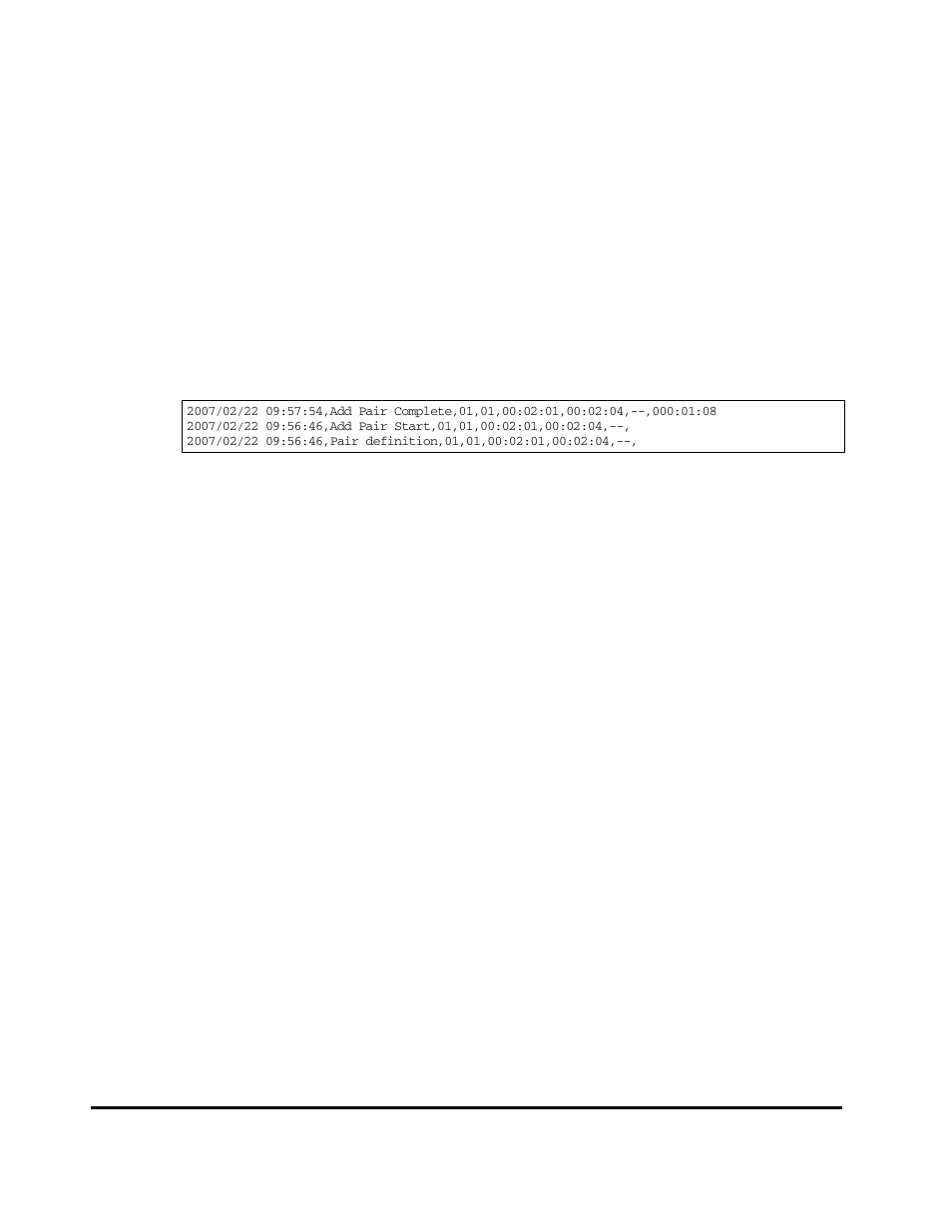 Saving operation history into a text file | HP StorageWorks XP Remote Web Console Software User Manual | Page 272 / 314