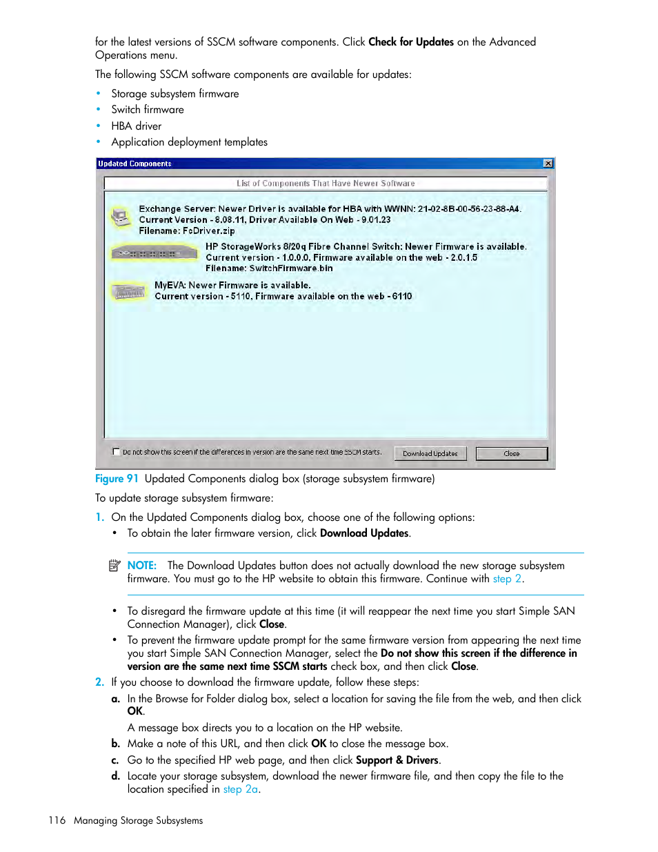 HP 8.20q Fibre Channel Switch User Manual | Page 116 / 150