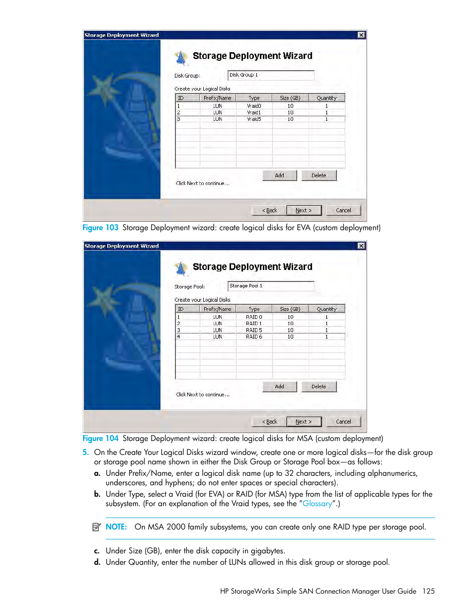 Figure 103, Figure 104 | HP 8.20q Fibre Channel Switch User Manual | Page 125 / 150