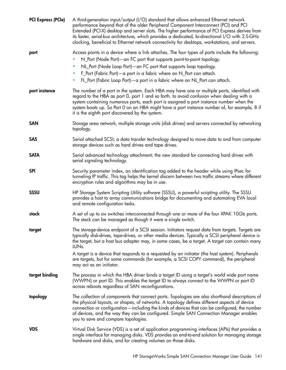 HP 8.20q Fibre Channel Switch User Manual | Page 141 / 150