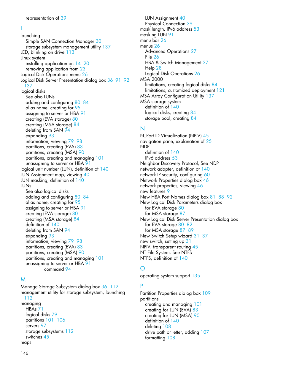 HP 8.20q Fibre Channel Switch User Manual | Page 146 / 150