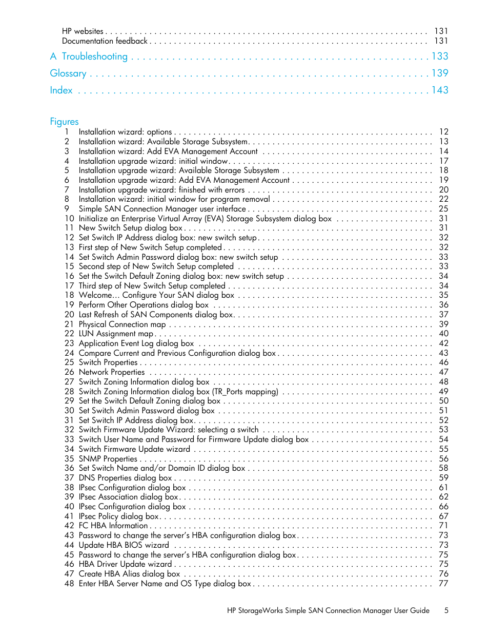 HP 8.20q Fibre Channel Switch User Manual | Page 5 / 150