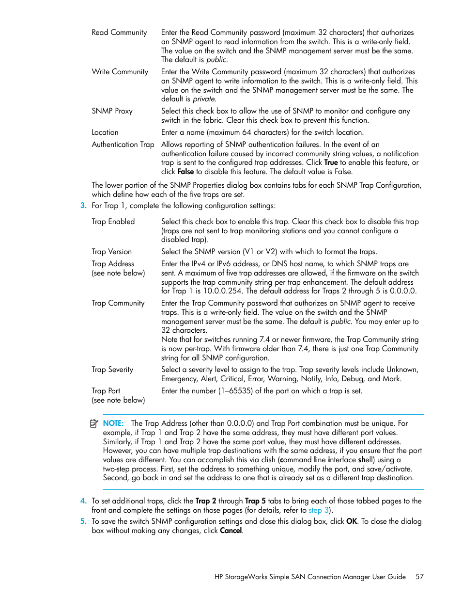 HP 8.20q Fibre Channel Switch User Manual | Page 57 / 150