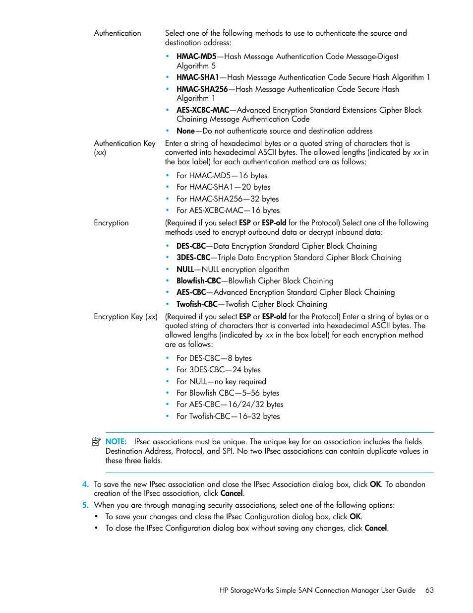 HP 8.20q Fibre Channel Switch User Manual | Page 63 / 150