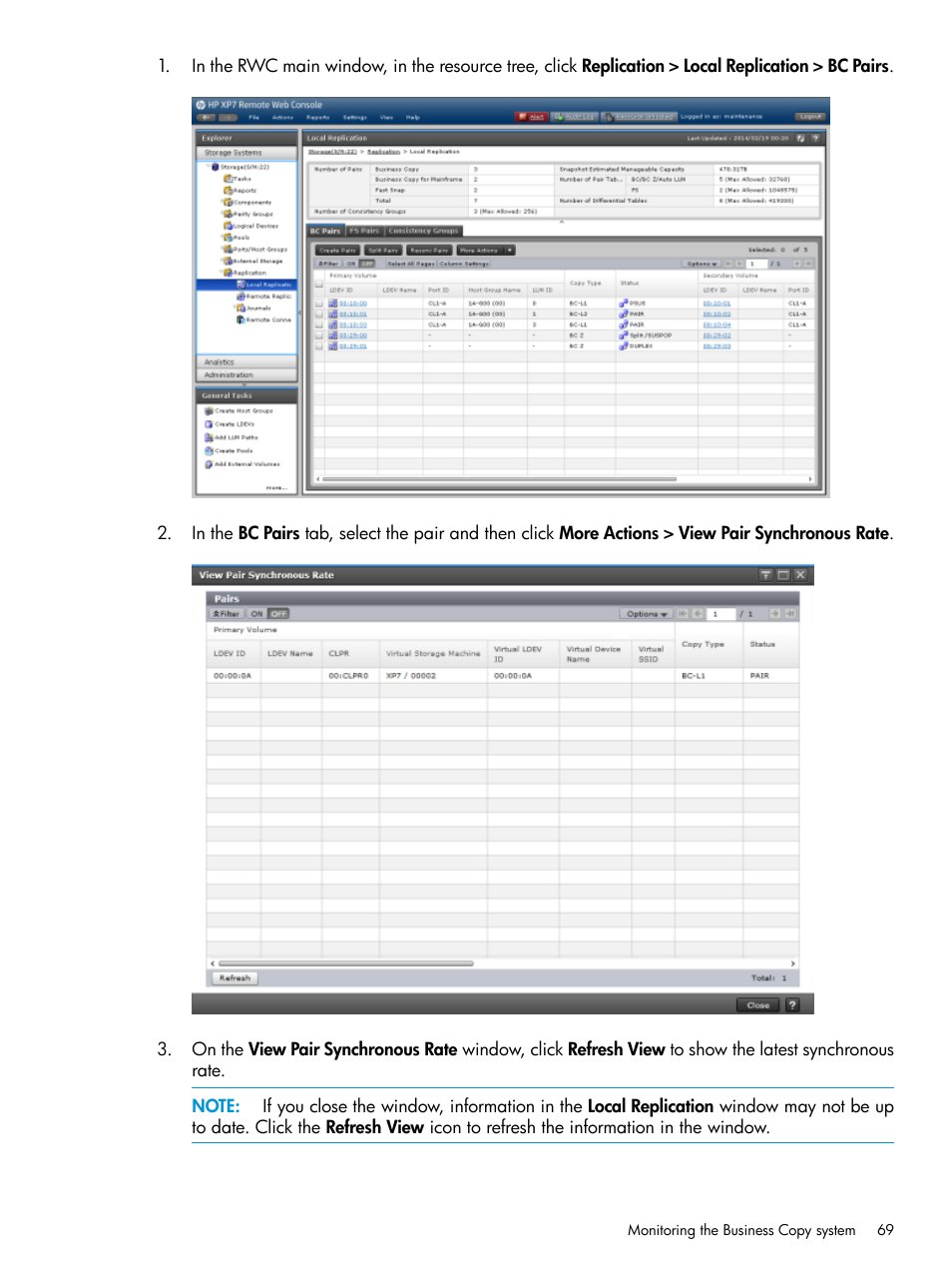 HP XP Racks User Manual | Page 69 / 131