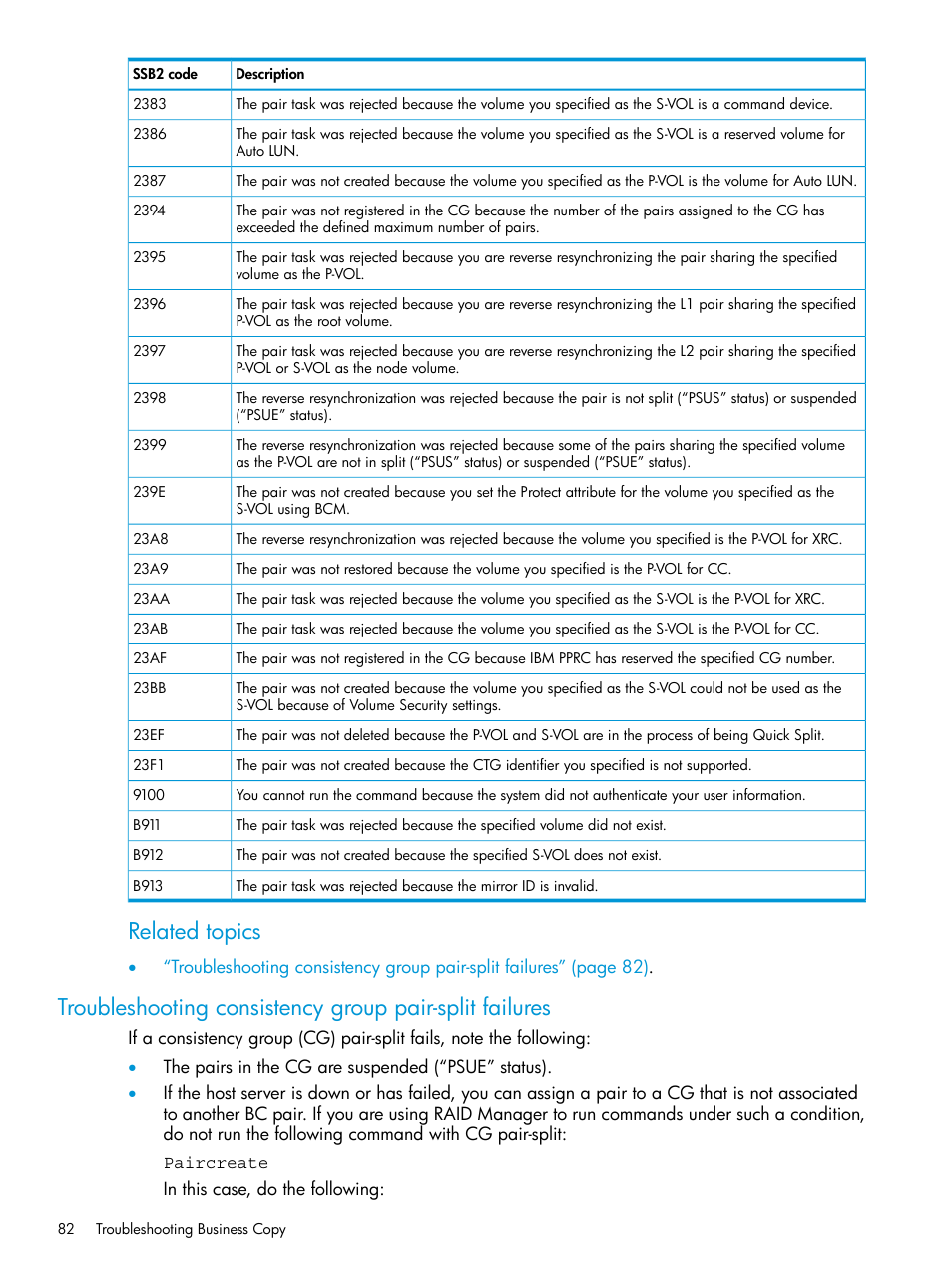 Related topics | HP XP Racks User Manual | Page 82 / 131