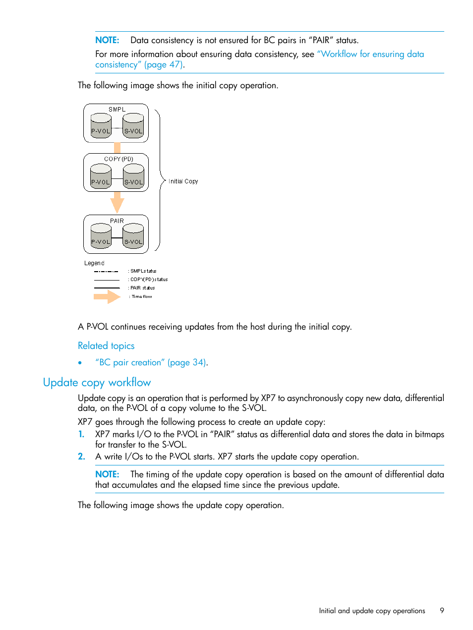 Update copy workflow | HP XP Racks User Manual | Page 9 / 131