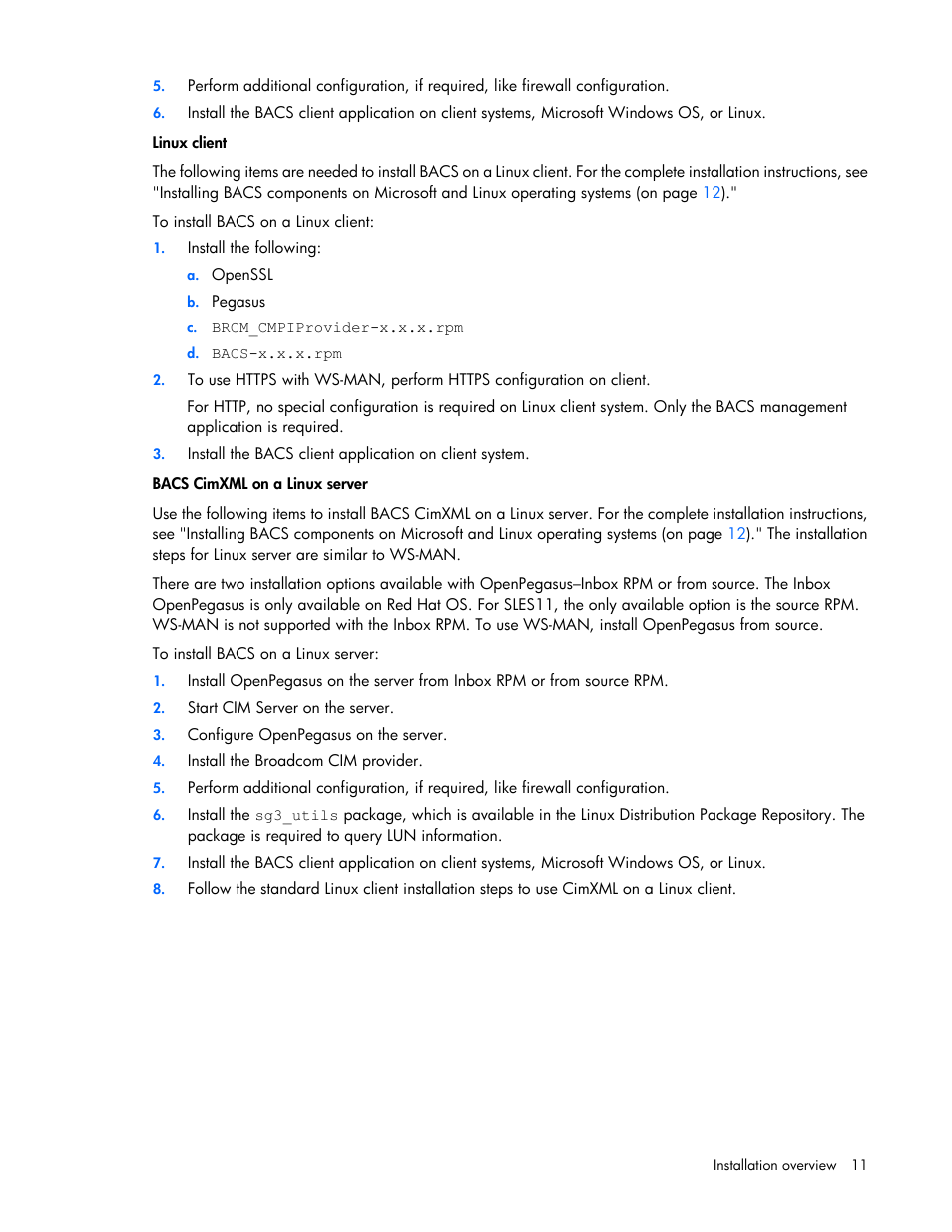 HP StoreFabric Converged Network Adapters User Manual | Page 11 / 48