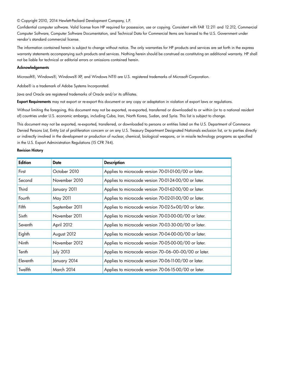 HP XP P9500 Storage User Manual | Page 2 / 233