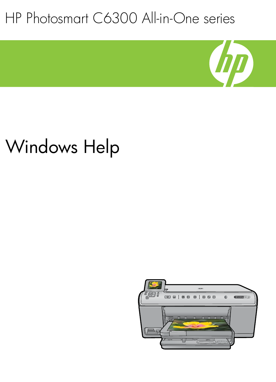 HP Photosmart C6340 All-in-One Printer User Manual | 331 pages