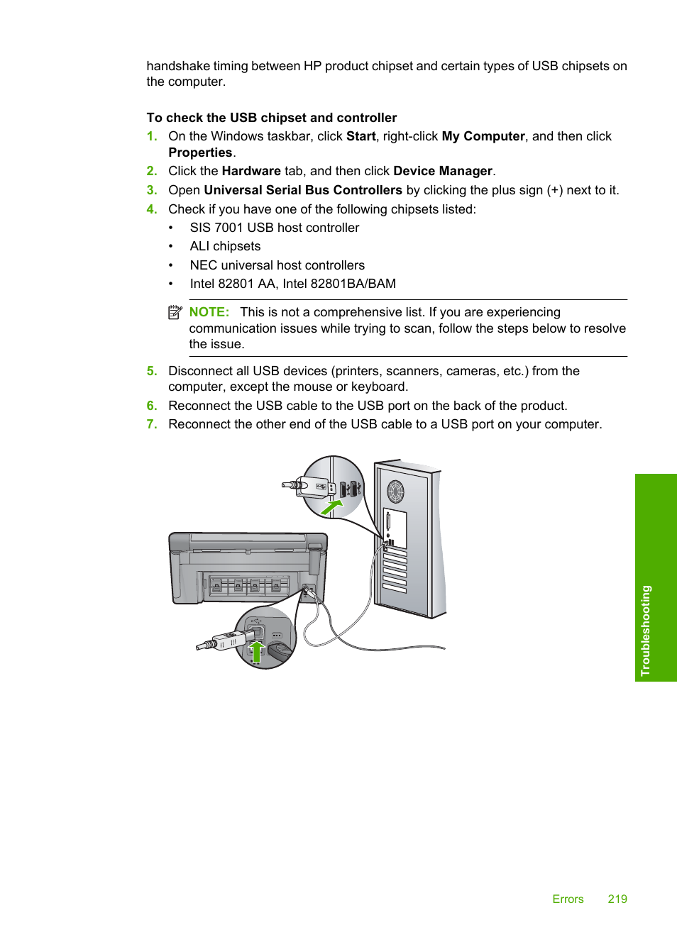 HP Photosmart C6340 All-in-One Printer User Manual | Page 222 / 331
