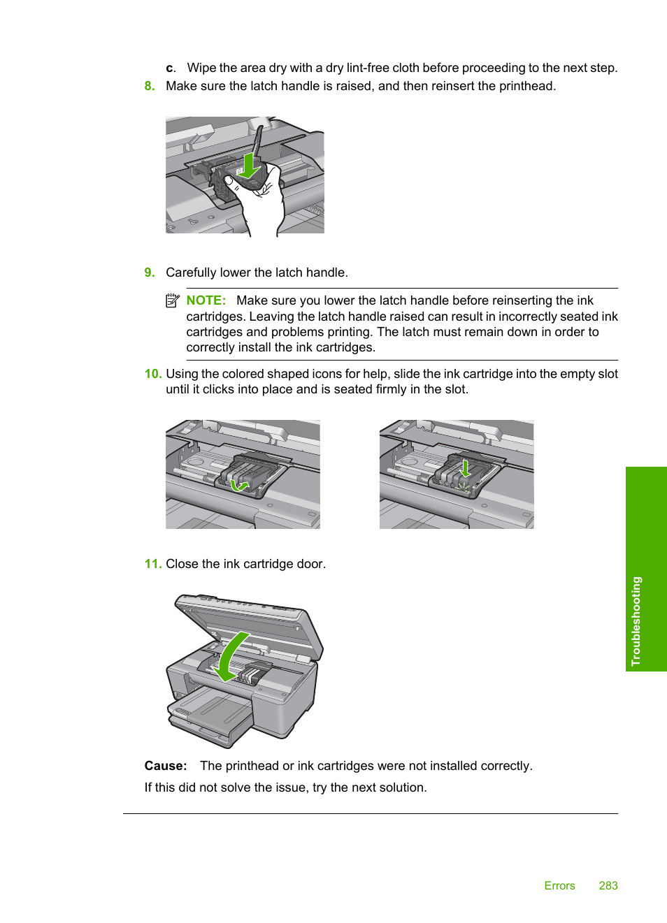 HP Photosmart C6340 All-in-One Printer User Manual | Page 286 / 331