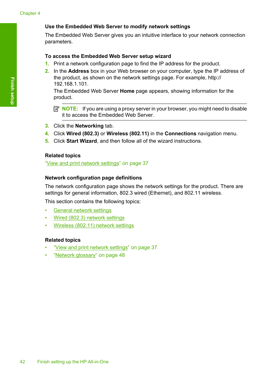 HP Photosmart C6340 All-in-One Printer User Manual | Page 45 / 331