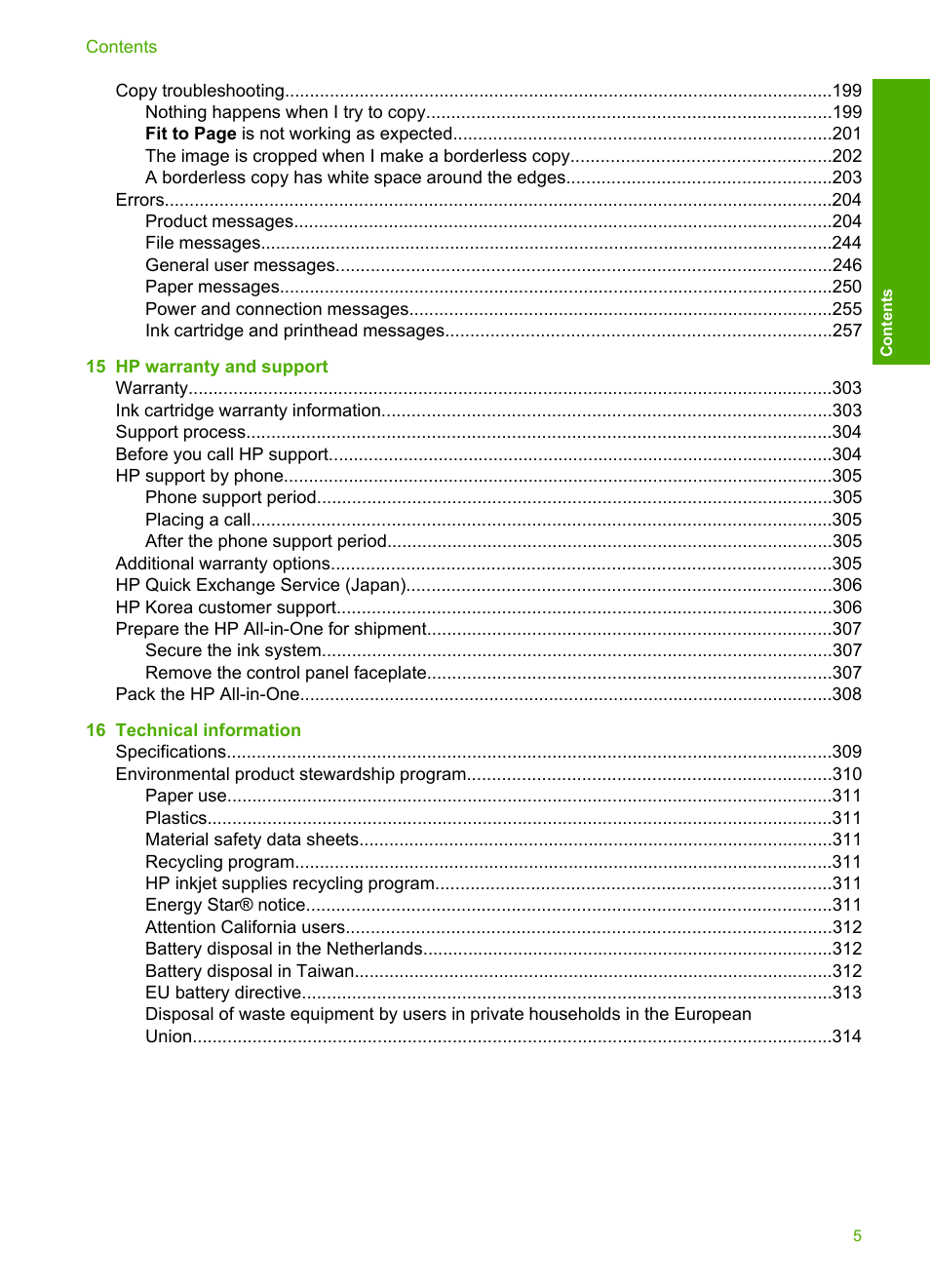 HP Photosmart C6340 All-in-One Printer User Manual | Page 8 / 331