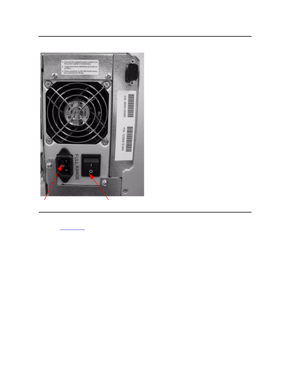 Figure 3-1, View of power switch and ac power receptacle | HP Integrity NonStop H-Series User Manual | Page 24 / 88